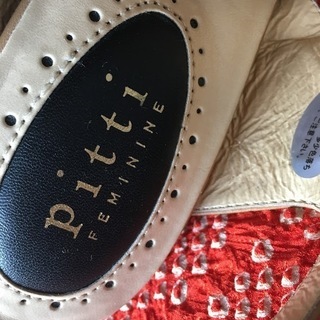 pitti ウェッジソール ページュ 23cm EEの画像