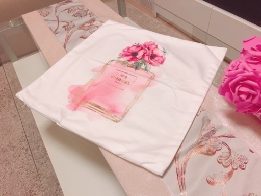 CHANEL柄 クッションカバー