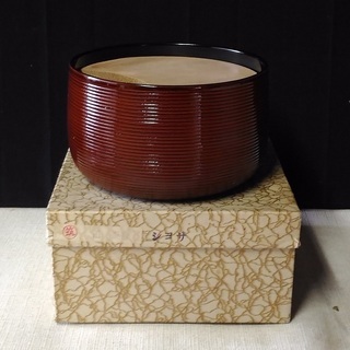 茶巾落とし 木製 漆塗 紙箱入り a425