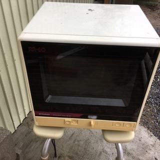 レトロ 珍しい ミツビシ電子レンジ R R-60  85年の画像