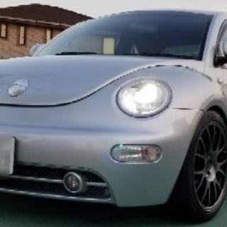 🔴ご成約済み🔴✴️フォルクスワーゲン✴️ニュービートルターボ‼️カスタム車輌‼️車検31年8月迄で‼️車高調‼️社外アルミ‼️社外マフラー‼️ストラーダナビ‼️ブルーミラー‼️HID❗分割相談OK‼️早い者勝ち‼️の画像