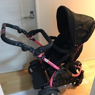 2人乗り ベビーカー ハグミープラスの画像
