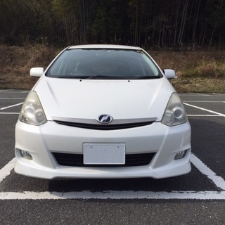 平成18年　トヨタ　ウィッシュ　7人乗り　車検31年7月　HDDナビ　バックモニター　の画像