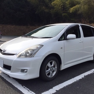平成18年　トヨタ　ウィッシュ　7人乗り　車検31年7月　HDDナビ　バックモニター　の画像