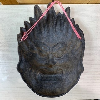 不動明王 鉄製お面の画像