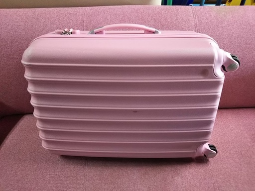 ［ダイヤル式スーツケース］ピンク⁑リサイクルショップヘルプ