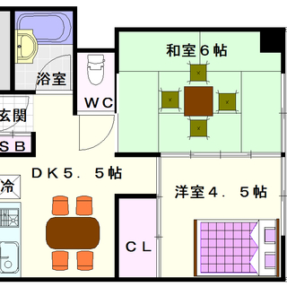 【エーワンコーポ】6号タイプ！2ＤＫタイプ！出たよ！！掘り出し物件！