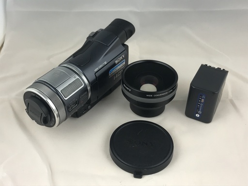 SONY ハンディカム HDR-HC1  ワイコン付きジャンクです。