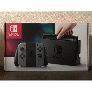 新品 ニンテンドースイッチ 本体 Joy-Con グレー 未開封...