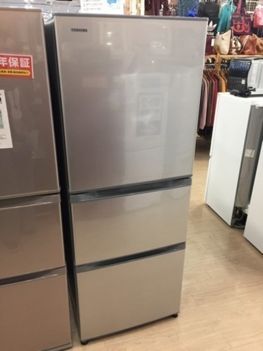 【12ヶ月安心保証付き】TOSHIBA 3ドア冷蔵庫 2018年製