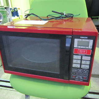 オーブンレンジ　YAMAZEN　MOR-1550　レッド  電子...