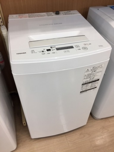 【12ヶ月安心保証付き】TOSHIBA 全自動洗濯機 2018年製