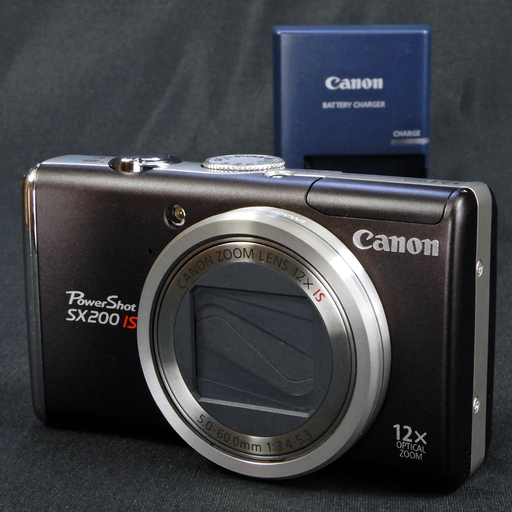 Canon デジタルカメラ PowerShot SX200 IS 1210万画素 光学12倍ズーム ブラウン  Usedきれいです