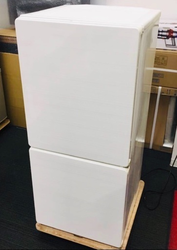 【受付中】送料無料 2013年製 美品 シンプルデザイン U-ing ユーイング 2ドア冷蔵庫 UR-F110E 110L  シンプルフラットデザイン 無印良品好きな方にオススメ