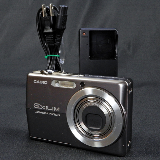 CASIO デジタルカメラ EXILIM ZOOM EX-Z700 ガンメタ  Used