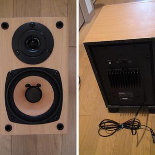 TEAC（ティアック）★LSR-100 2.1ch★サラウンドスピーカーセット★サブウーファ★スピーカーコード付の画像