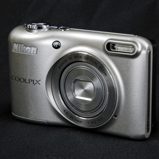 Nikon デジタルカメラ COOLPIX L28 2005万画素 光学5倍ズーム 単3乾電池対応 シルバー  Used美品