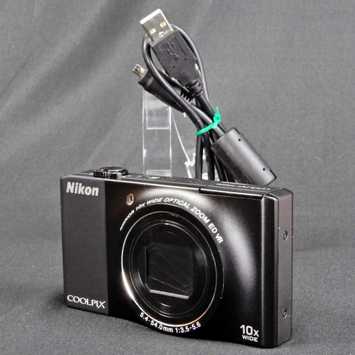 Nikon デジタルカメラ COOLPIX S8000 1420万画素　光学10倍ズーム ノーブルブラック  Usedきれいです