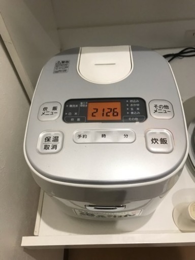 【1年使用】炊飯器