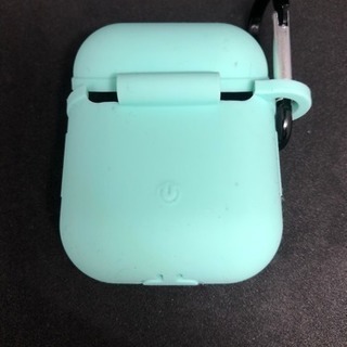 ★☆アップルAirPods用シリコンケースグリーン【未使用品】★☆の画像