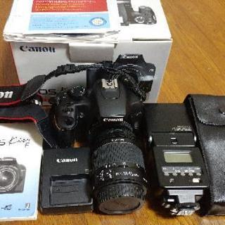 Canon EOS kissF+レンズ+ストロボ