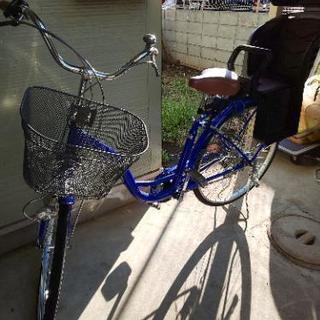 [値下げ]ママチャリ子供乗せ自転車