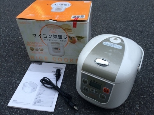 【受付中】極美品 箱付き CCP シーシーピー 厚釜 炊飯器 3.5合 BK-R38-WH