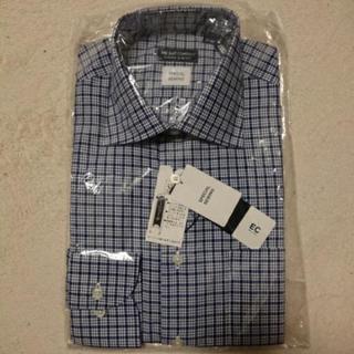 新品メンズシャツ　THE SUITS COMPANY　ブルー　チ...