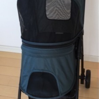 新品 ペットカート バギー 犬用 折りたたみ 小型犬 収納カゴ付き