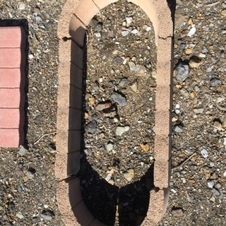 お庭に♡レンガ、ブロックの画像