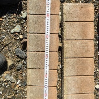 お庭に♡レンガ、ブロックの画像