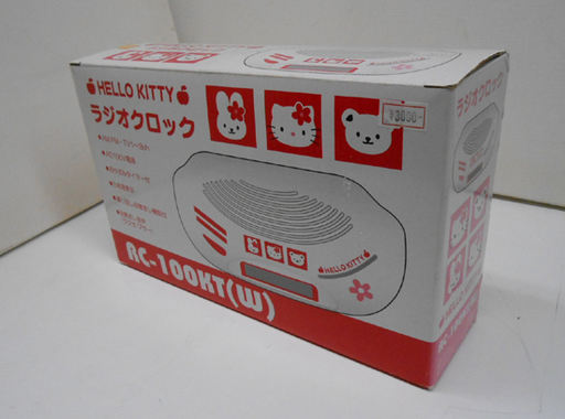 未使用保管品 サンリオ ハローキティ 目覚まし ラジオクロック RC-100KT HELLO KITTY ☆ PayPay(ペイペイ)決済可能 ☆ 札幌市 清田区 平岡