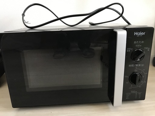 電子レンジ　ハイアール 【東日本専用・50Hz】電子レンジ　17L　ブラックHaier JM-17F-50(K)