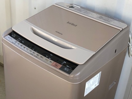 良品！日立 洗濯機◇10㎏◇2016年製◇BW-V100A◇ビートウォッシュ◇ナイアガラすすぎ◇ビート洗浄◇自動お掃除搭載◇エアジェッ