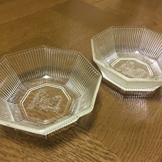 ガラス小皿　2枚セット