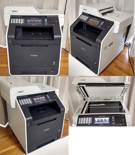 【中古】ブラザー A4カラーレーザー複合機 MFC-9970CDW ※新品替えトナー付き(シアン、マゼンダ、イエロー)