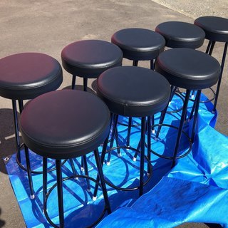 桜屋工業製　ハイチェア8脚セット　飲食店向け（焼き鳥・居酒屋・ラ...