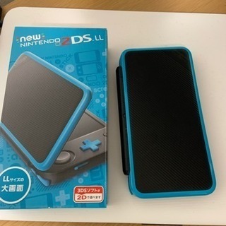 New ニンテンドー2DS LL ブラック×ターコイズ