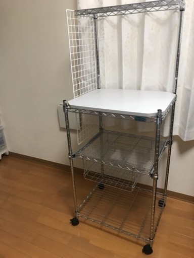 アイリスオーヤマ スチールラック キャスター付き