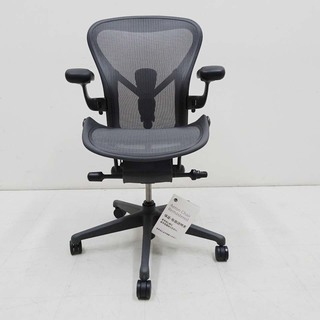 新品未使用品 Herman Miller ハーマンミラー アーロンチェア リマスタード Bサイズ フル装備 ポスチャーフィット OAチェア-1