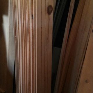 檜無垢材の羽目板
