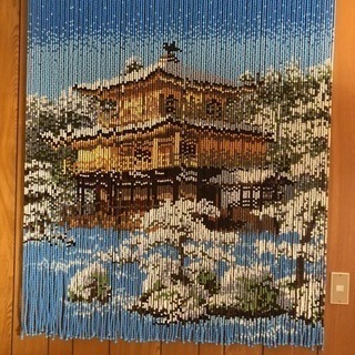 金閣寺のビーズのれん