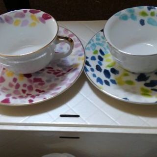 交渉中　FRANCFRANC　ペアティーカップ売ります♪