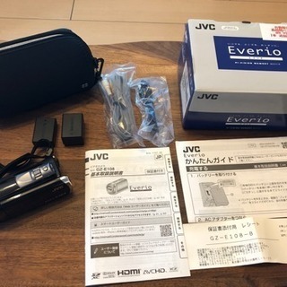 値下げ中！JVCケンウッド ビデオカメラ 長時間バッテリー付き