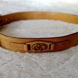 ★レア　ヴィンテージ　GUCCI　グッチ　レザー　ベルトの画像