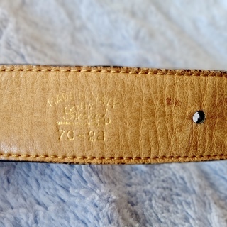 ★レア　ヴィンテージ　GUCCI　グッチ　レザー　ベルトの画像