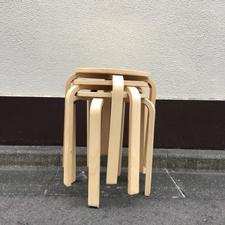中古品！「スツール3脚セット」