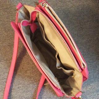 ショルダーバッグ 美品 ピンクの画像