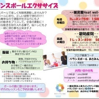 バランスボールエクササイズの画像