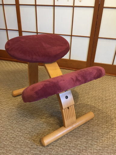 ★値下げしました。正規品バランスチェアーEASY（修理済）学習椅子姿勢矯正